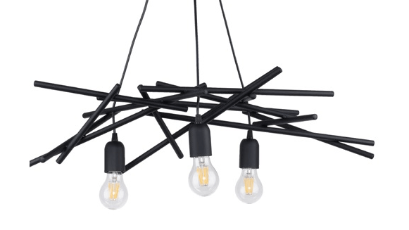 Rustik hängande lampa