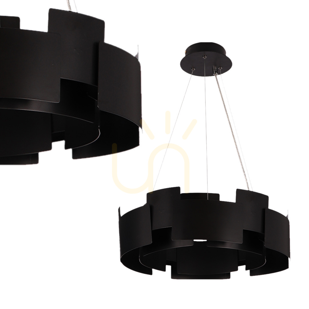 Black Torino Black 24 W LED-pendellampa