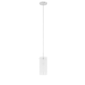 Italux Pendellampa Blend E27 Krom Vit MDF9489/1 small 3