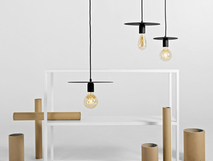 SKIVA S pendellampa - svart small 1