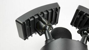Utomhus vägglampa SU-MA Duo svart LED PIR 36W 6556-PIR small 3