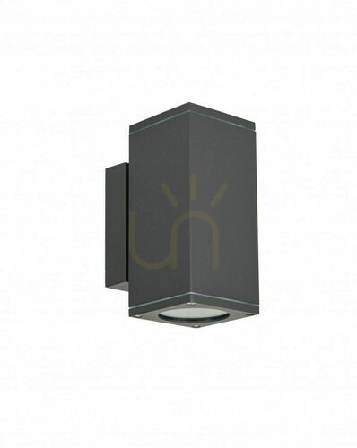 Kontrollera Utomhusvägglampa SU-MA Adela Midi mörkgrå 2xGU10 IP54 M1460 DG