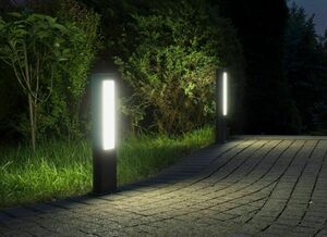 Utomhusstående lampa SU-MA Evo GL15403 mörkgrå LED 20W 80 cm small 3