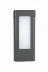Vägglampa utomhus SU-MA Evo mörkgrå LED 2-ljus GL15404 small 1