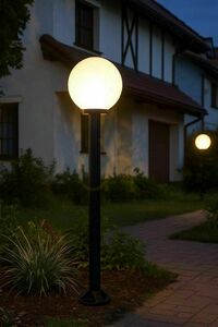Utomhusstående trädgårdslampa SU-MA svart 130 cm K 5002/2/K 300 small 2