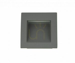 Utomhus infälld vägglampa LED SU-MA mörkgrå 3000K 5W M2029 small 2