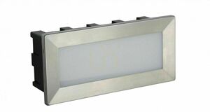 Utomhus vägg inbyggd LED-lampa SU-MA Inox C 04 rostfritt stål 5W small 0