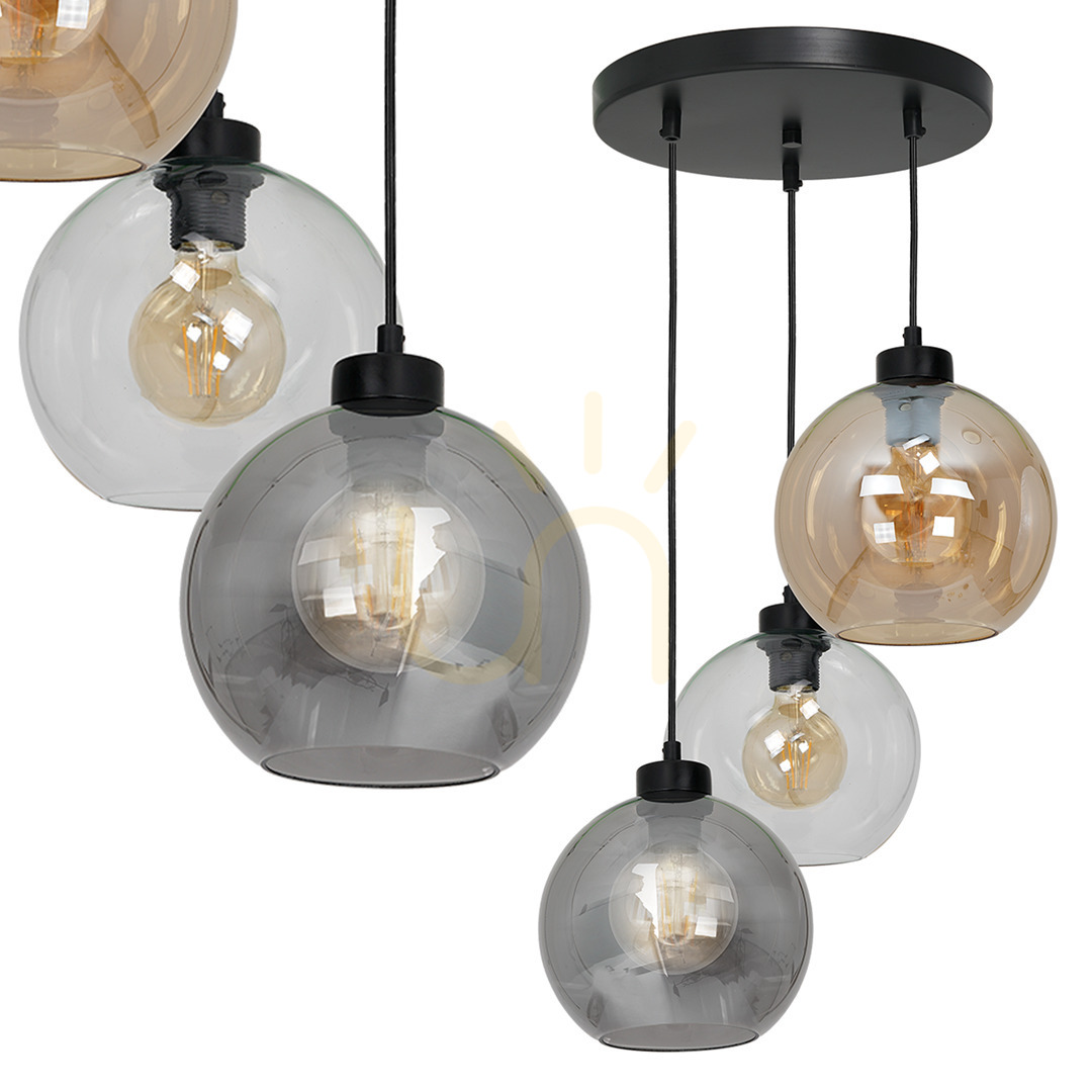 Hängande lampa Sofia Mix 3x E27