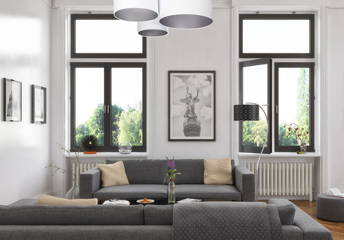 Kontrollera Tak för vardagsrum Elements 60W E27 vit / silver handgjord