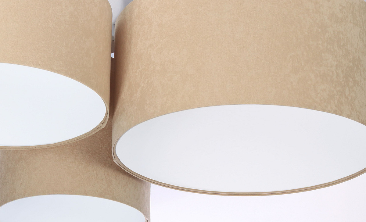 Förhandsvisning LED-taklampa - Taklampa Elements 60W E27 beige / vit LED-taklampa - Taklampa Elements 60W E27 beige / vit