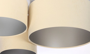 Belysning för hall, tak - Elements 60W E27 krämfärgad / silver taklampa, handgjord 1 Belysning för hall, tak - Elements 60W E27 krämfärgad / silver taklampa, handgjord small 1