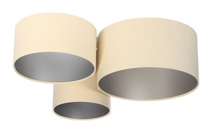 Belysning för hall, tak - Elements 60W E27 krämfärgad / silver taklampa, handgjord 0 Belysning för hall, tak - Elements 60W E27 krämfärgad / silver taklampa, handgjord small 0