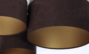 Hallbelysning, takbelysning, Elements 60W E27 brun/guld tak small 1