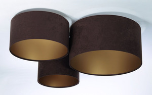 Hallbelysning, takbelysning, Elements 60W E27 brun/guld tak small 2
