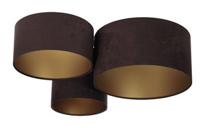 Hallbelysning, takbelysning, Elements 60W E27 brun/guld tak small 0