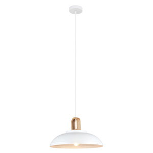 Italux Danito vit hängande lampa E27 Ø40 cm MDM3153/1L W small 1
