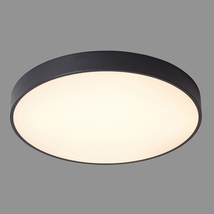 Italux Orbital 5361-860RC-BK-3 LED-plafond, sandblästrad svart, Ø60 cm, 60 W 3600 lm 3000 K small 1