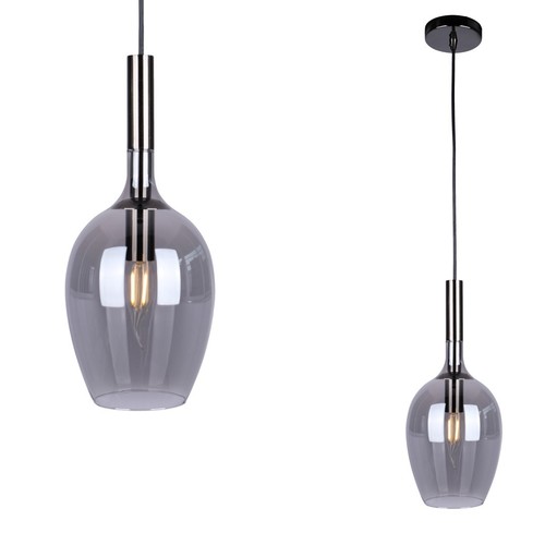 Kontrollera Hängande lampa Tango Smoked 1x E14