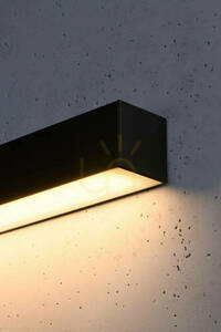 Vägglampa PINNE 90 svart Thoro small 4