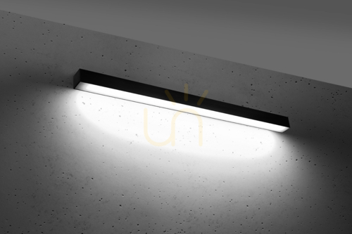 Kontrollera Vägglampa PINNE 90 svart 4000K Thoro