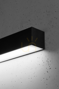 Vägglampa PINNE 90 svart 4000K Thoro small 4