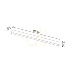 Taklampa PINNE 118 vit Thoro small 11