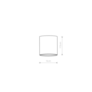 Lampskärm CAMELEON BARREL WIDE S WHITE diffusor small 1