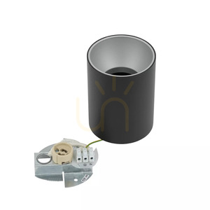 Nowodvorski EYE TONE 8932 utanpåliggande downlight GU10 svart/silver small 6