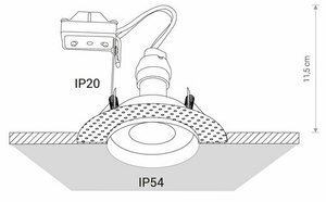 ECHO 8372 infälld downlight - Nowodvorski small 5
