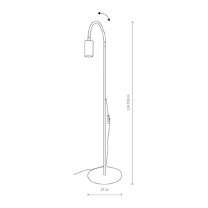 Golvlampa EYE FLEX WHITE I small 1