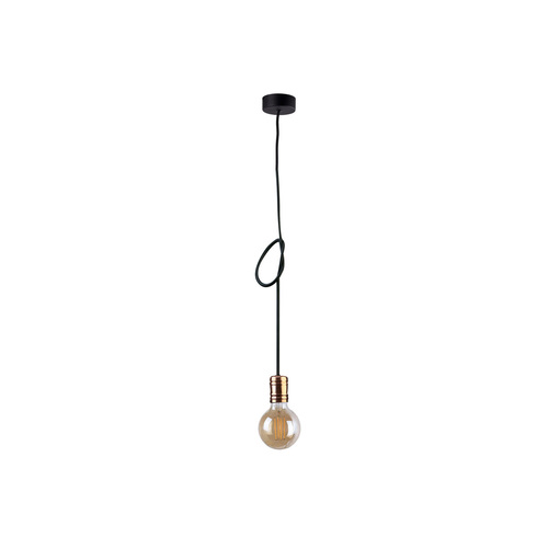 Kontrollera Belysningsarmatur CABLE BLACK / COPPER I