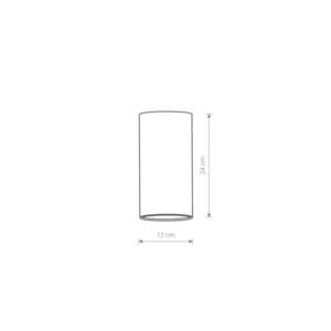 CAMELEON BARREL THIN S BLÅ/GUL lampskärm small 1