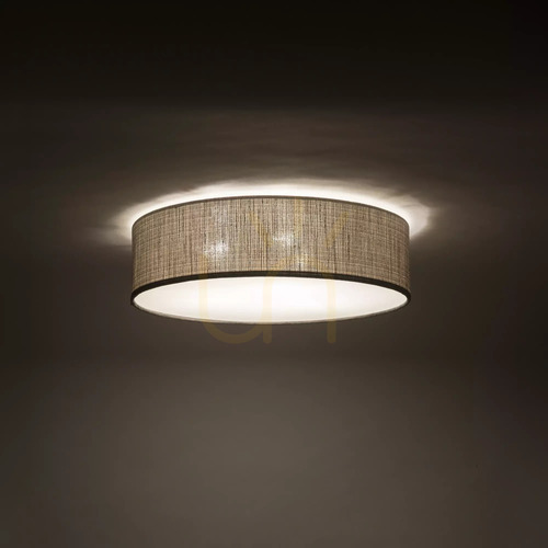 Kontrollera Nowodvorski TURDA 8953 grå takplafond, 50 cm, 3×E27
