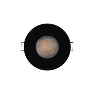 Infälld badrumsdownlight Nowodvorski GOLF 8376 GU10 IP54 svart håltagning 6,8 cm small 1