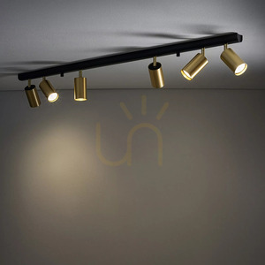 Nowodvorski EYE SPOT 8819 takspotlight, mässing och svart, 6 × GU10 small 3