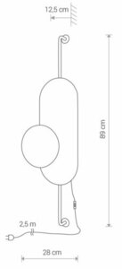 Industriell vägglampa WHEEL LUX 8430 Nowodvorski small 1