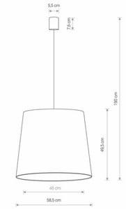 CONE L BLUE belysningsarmatur small 1