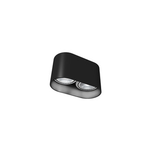 OVAL BLACK belysningsarmatur small 0