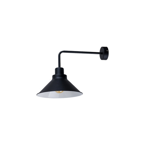 Kontrollera Vägglampa Nowodvorski CRAFT I svart 25 cm E27 9151