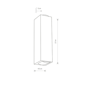 LENS LED BLACK belysningsarmatur small 1