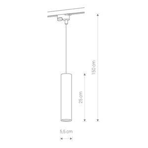Hängande lampa för 1F PROFILE EYE 9338 strömskenor small 1