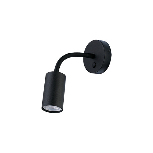 Kontrollera Minimalistisk justerbar svart vägglampa Spot EYE FLEX S 9068 Nowodvorski