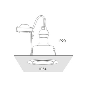 Svart downlight med utbytbara ringar FOXTROT 8374 Nowodvorski small 7
