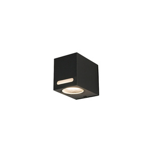 Utomhusvägglampa Nowodvorski ASSOS 9123, svart, 1×GU10, 8 cm small 0