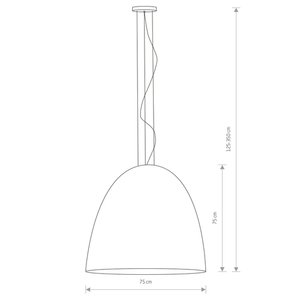 Hängande lampa Nowodvorski EGG BLACK XL 9026 small 1