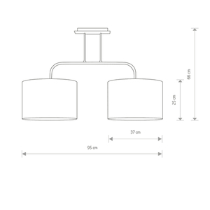 Taklampa Nowodvorski ALICE GOLD II M small 2