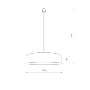 Hängande lampa Nowodvorski TURDA GRAY III 8946 small 1