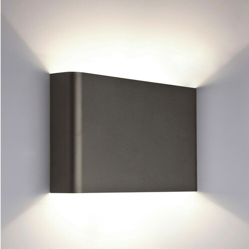 Kontrollera Minimalistisk vägglampa i grafit HAGA 9710 - Nowodvorski