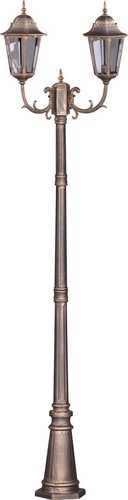Kontrollera Hög stående utomhuslampa K-7006A2/2 svart/guld från LOZANA-serien - slutsåld