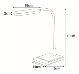 Skrivbordslampa K-BL1027 svart från serien IKA small 1